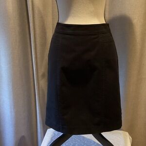 Ann Taylor Classic Black Pencil Skirt, size 4.